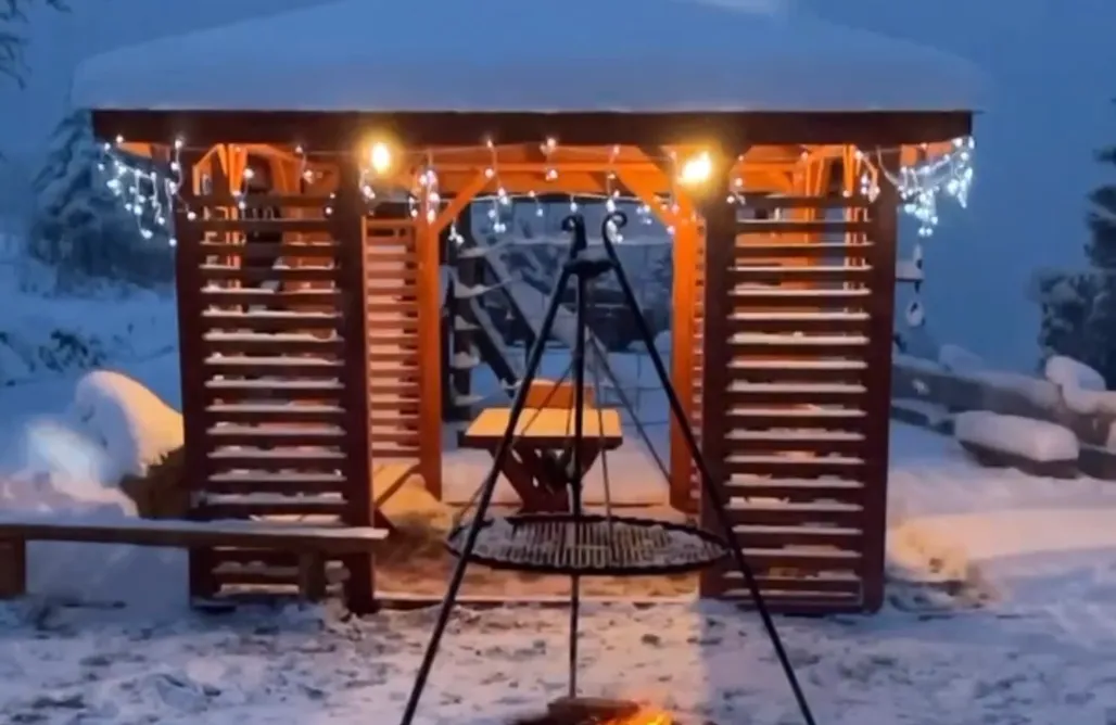 noclegi AlohaCamp Osada Chełm domek Beskid i Góral 1