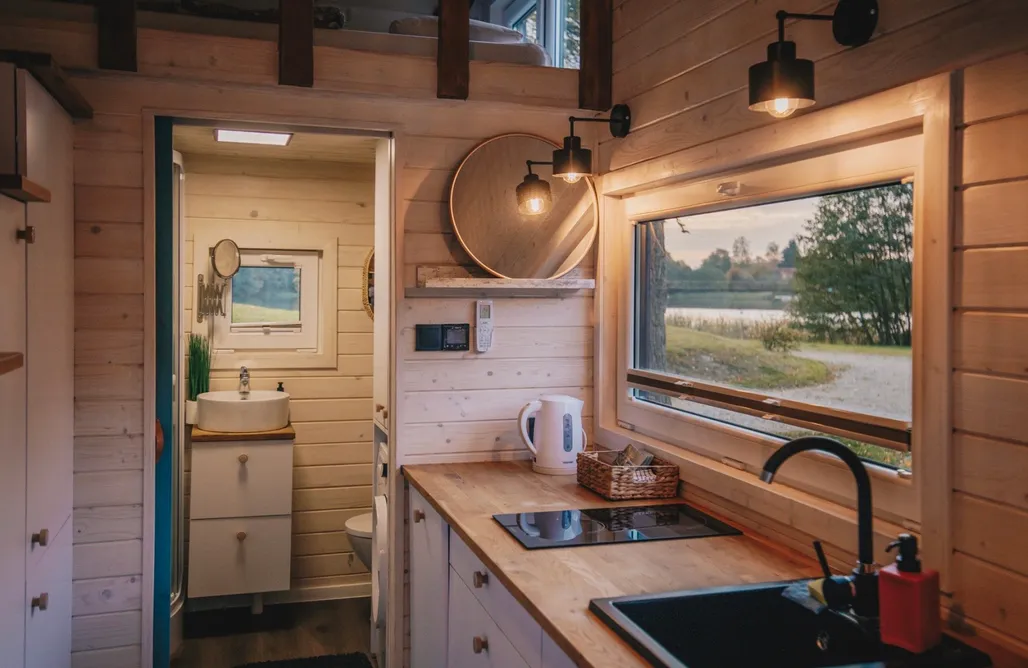 Leba Polen Ferienhaus Półwysep Zacisze 1