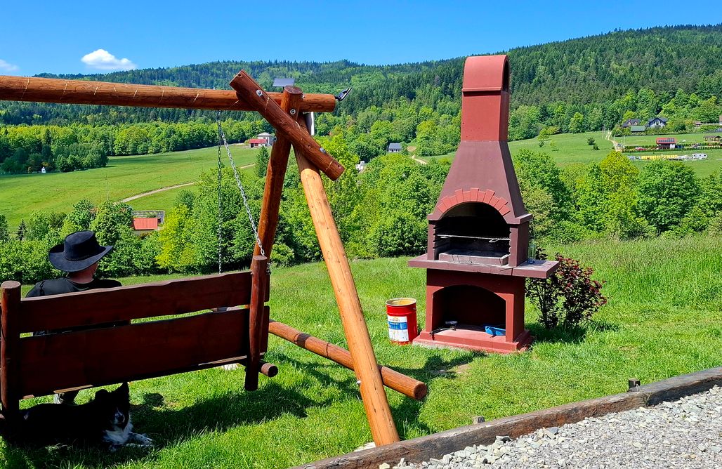 AlohaCamp Domek Niebieski Stasiówka 1