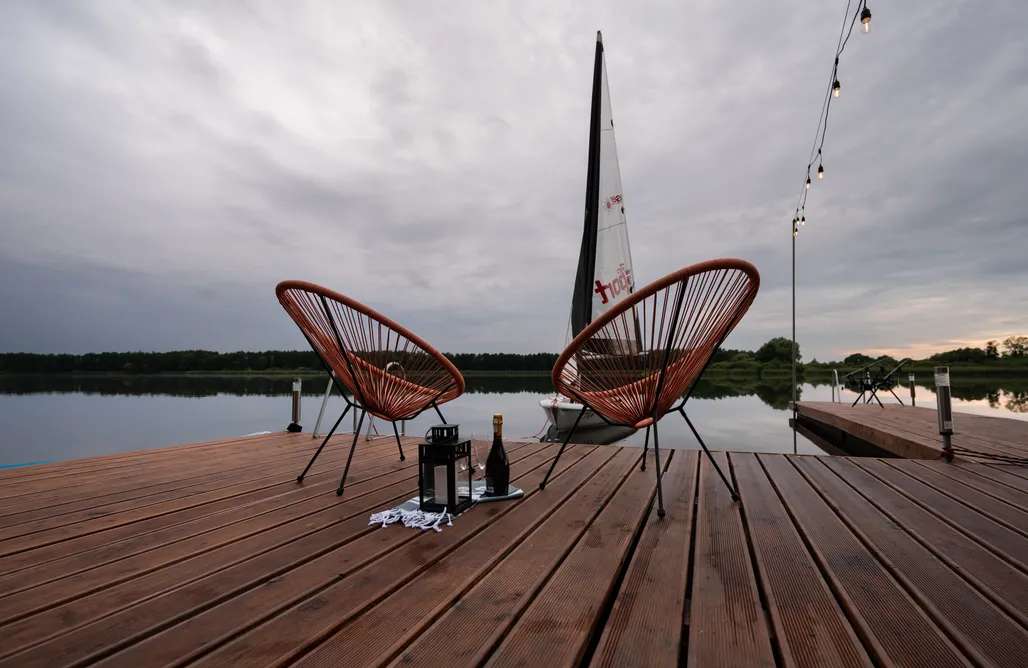 Winiarnia nad Jeziorem  Pałuckie Saunowisko - Sauna Balia Jezioro 1