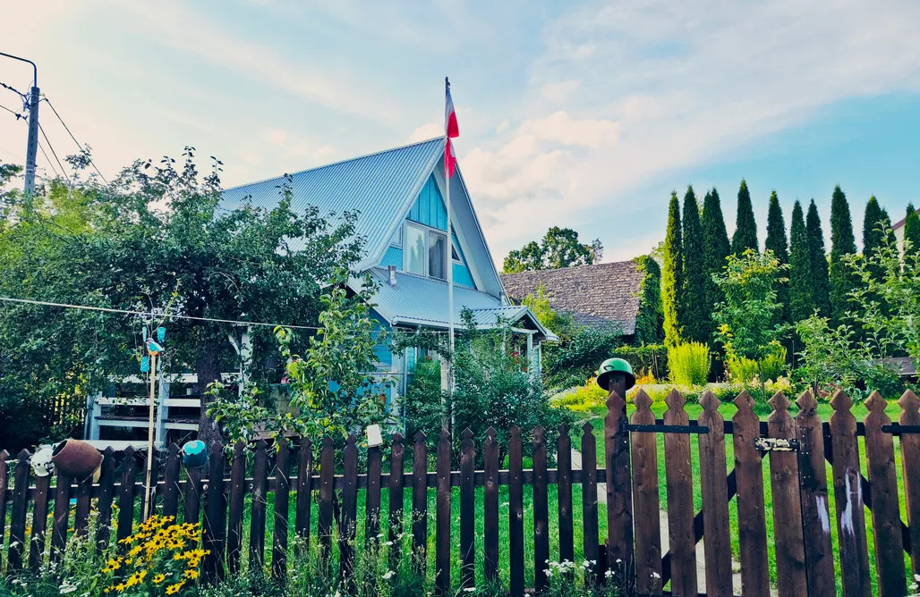 Unterkunft AlohaCamp MorzeLas niebieski domek 2