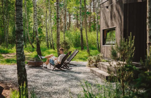 Zdjęcie obiektu Hidden Base - całoroczny domek ukryty w lesie