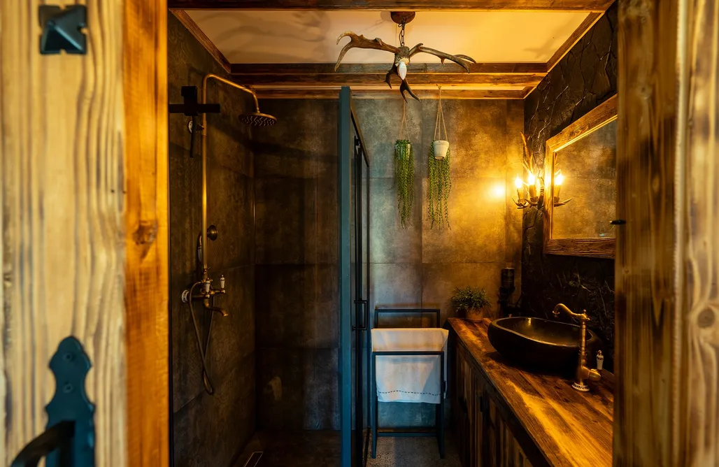 Domek Z Jacuzzi Zakopane Oskarówka domek na odludziu z kominkiem, jacuuzi i sauną  1