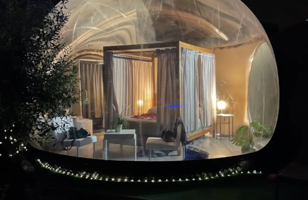 alojamientos AlohaCamp Burbujas Estrella Polar 1