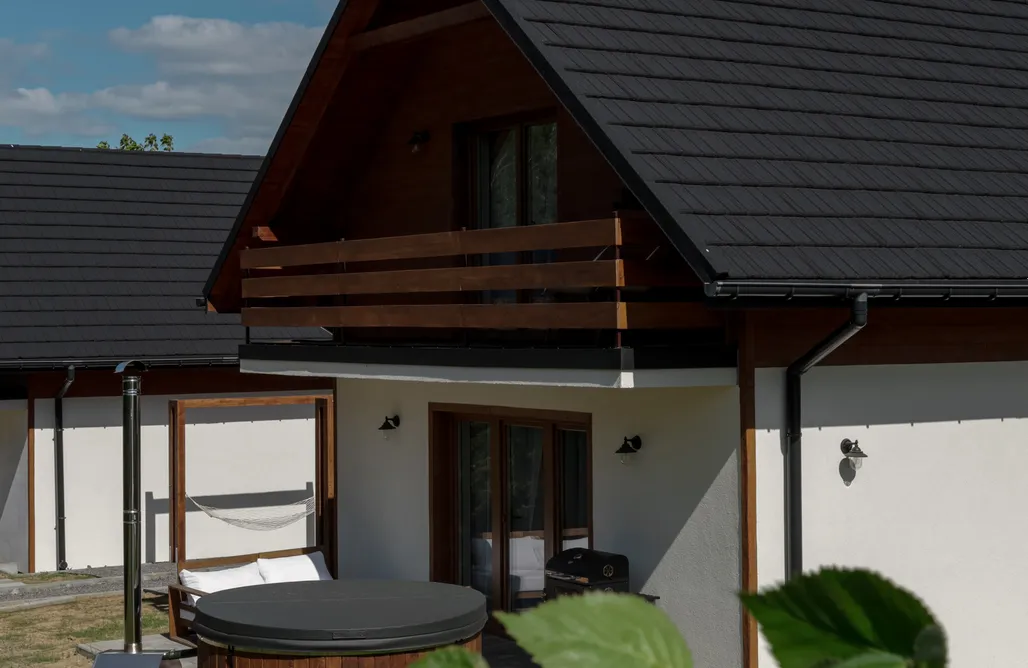 Domek na Sylwestra 8 Osób Leśne Chatki - domki z balią w Beskidach 3