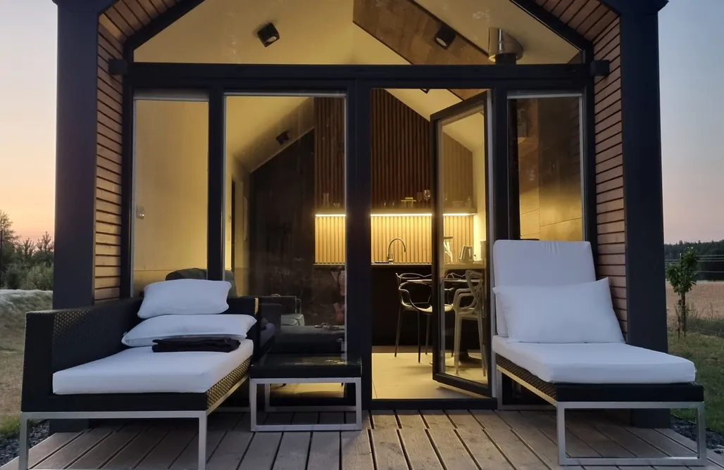 Bory Tucholskie Domek Bosko domki z sauną i balią w Sulminie obok Gdańska 3