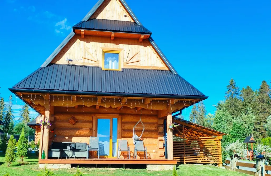 Domek Z Jacuzzi Zakopane Górskie Spa w Drewnianym Domku 3