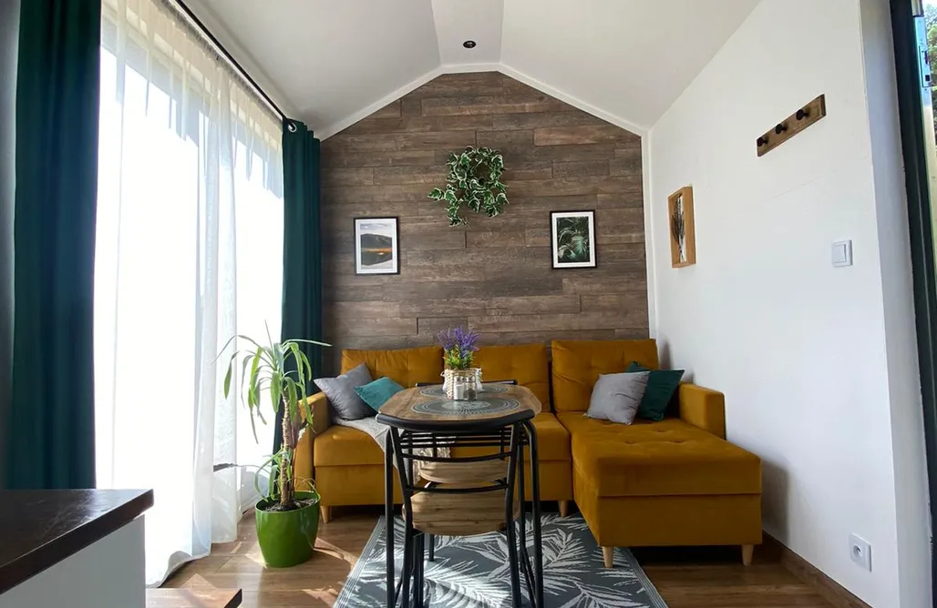 AlohaCamp accommodation Leśna Przystań - Tiny House na stoku 3