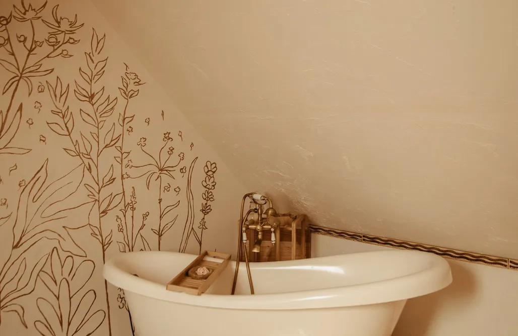 AlohaCamp Szumidomek Jak Słońce z wanną w sypialni i dostępem do strefy chillout 4