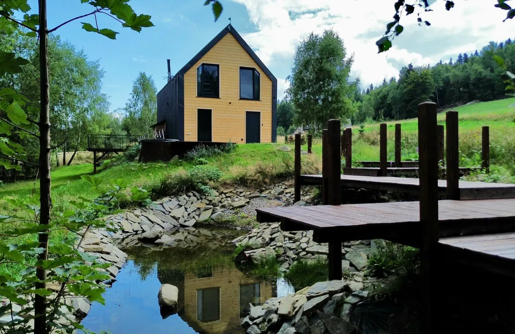 noclegi AlohaCamp Mountain Cottage Na Leśnej Polanie 5