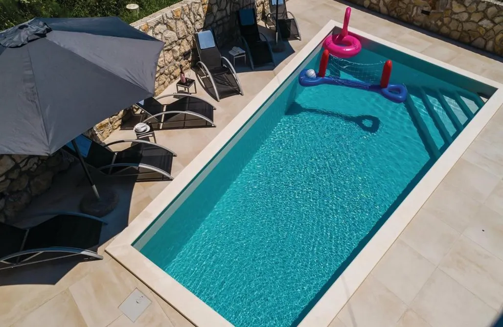 Urlaub mit Kindern am Meer Villa Stone Bliss with private Pool, near Dubrovnik 2