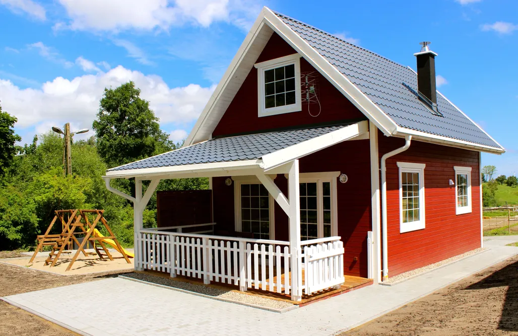 Mechowo noclegi Dom skandynawski na terenie Stadniny koni 1