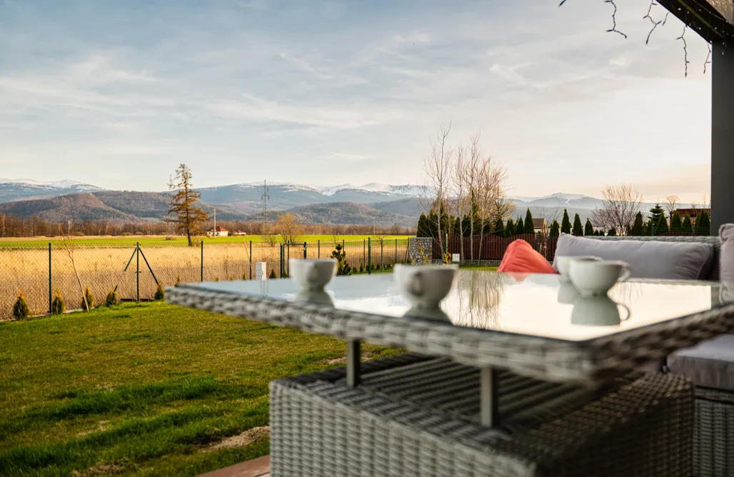 noclegi AlohaCamp Domki w Karkonoszach Szmaragdowy widok  3