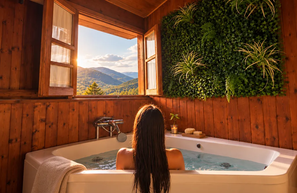 AlohaCamp , encantadora casita de montaña con jacuzzi 2