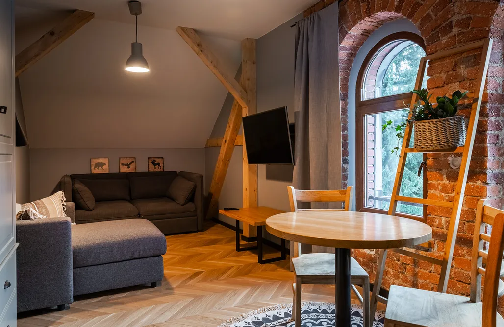 AlohaCamp Apartament 2 os. – Apartament z rozkładaną sofą. 3