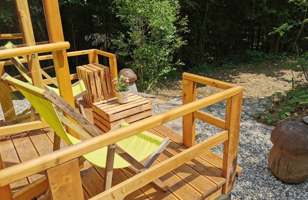 noclegi AlohaCamp Hope Mountain Escape Poland - Charming Barrel House 4