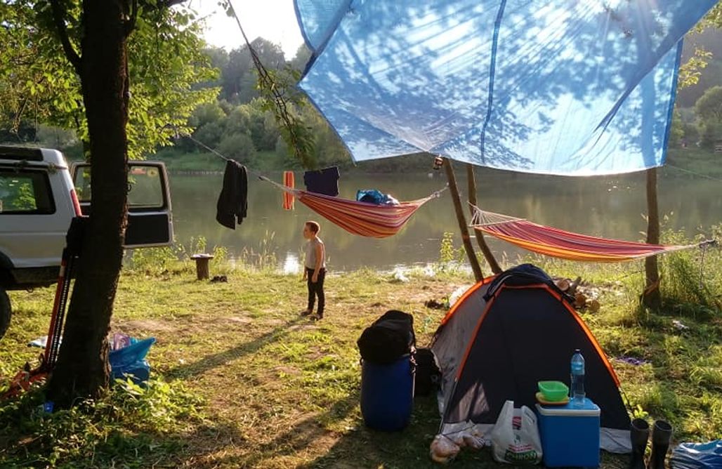 Pole campingowe Beskidy Miejsce namiotowe - Osada Indiańska 3