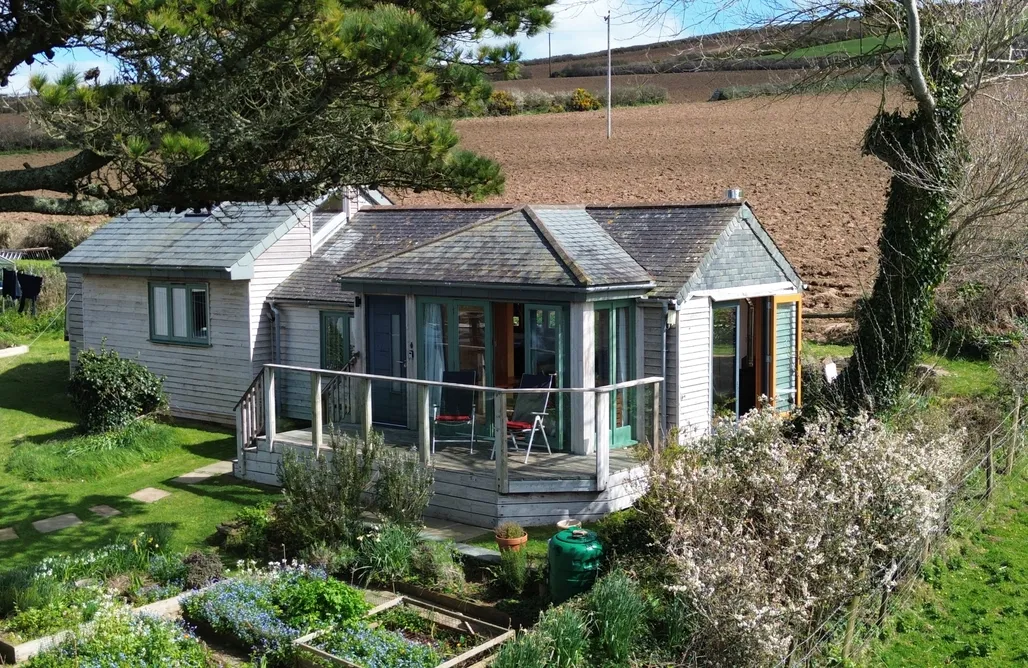 Silvester Kurztrip Seaview Chalet near St Nectan's waterfall 2