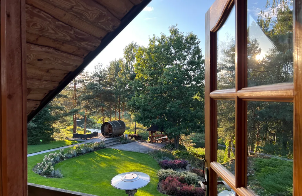 AlohaCamp Domek z bali nad rzeką • basen, jacuzzi, sauna 3