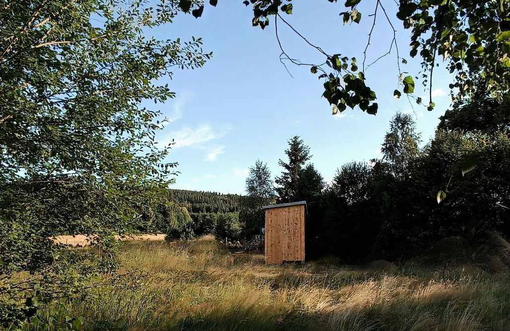 noclegi AlohaCamp Charming Tiny House in the meadow 5