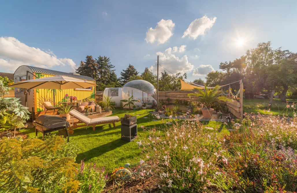 AlohaCamp accommodation Bubble Oase Fulidhoo - Schlafen unter Sternen im Bubble Tent bei Berlin 5