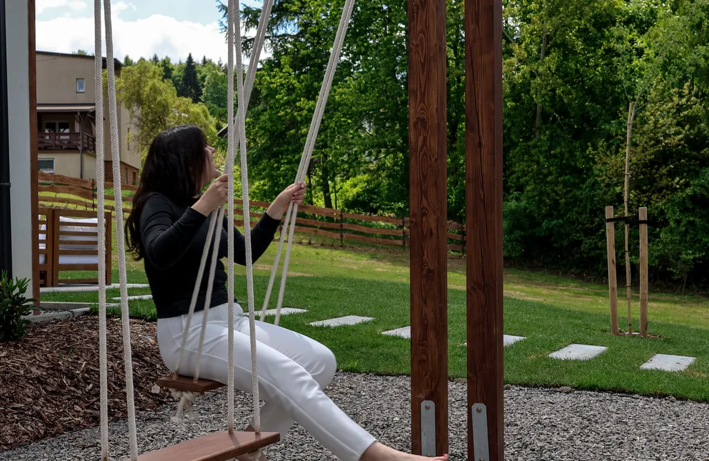 AlohaCamp Domek „Jodła” - dla 8 osób z balią 1