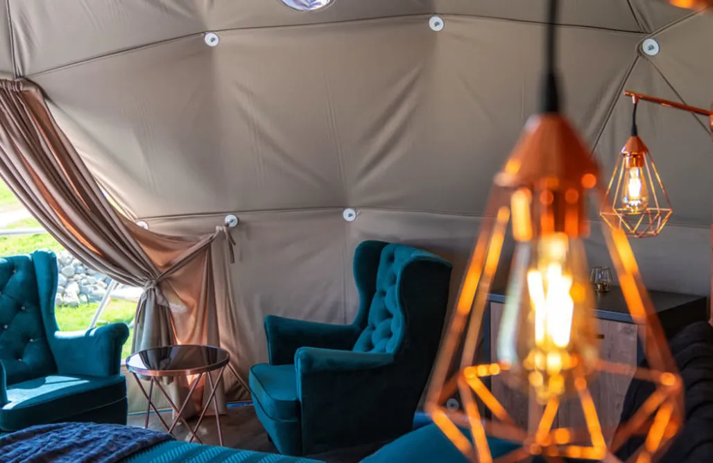 AlohaCamp Kopuła zielona Bam Bam 4