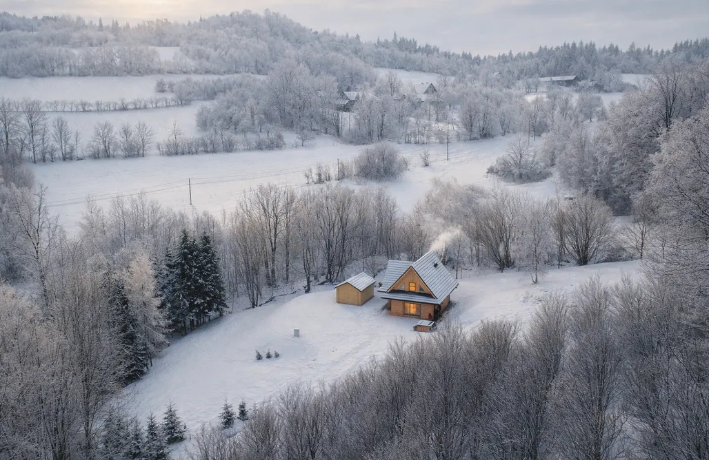 ubytování AlohaCamp Domek w sam las 3