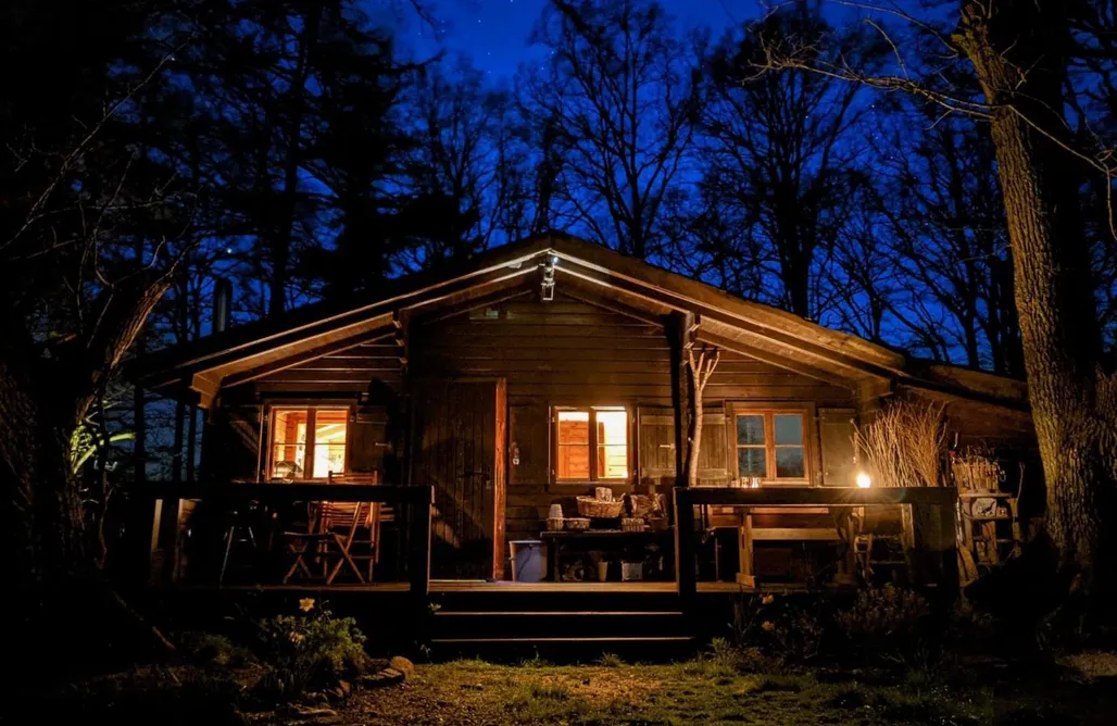 Hütte Im Wald Mieten Lübeck Blockhütte 35 km nördlich von Hamburg 2