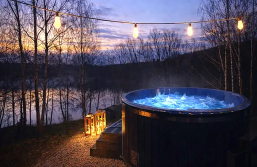 Zdjęcie obiektu Family Lodge 50 m od jeziora, Sauna, Balia, Kajak, SUP