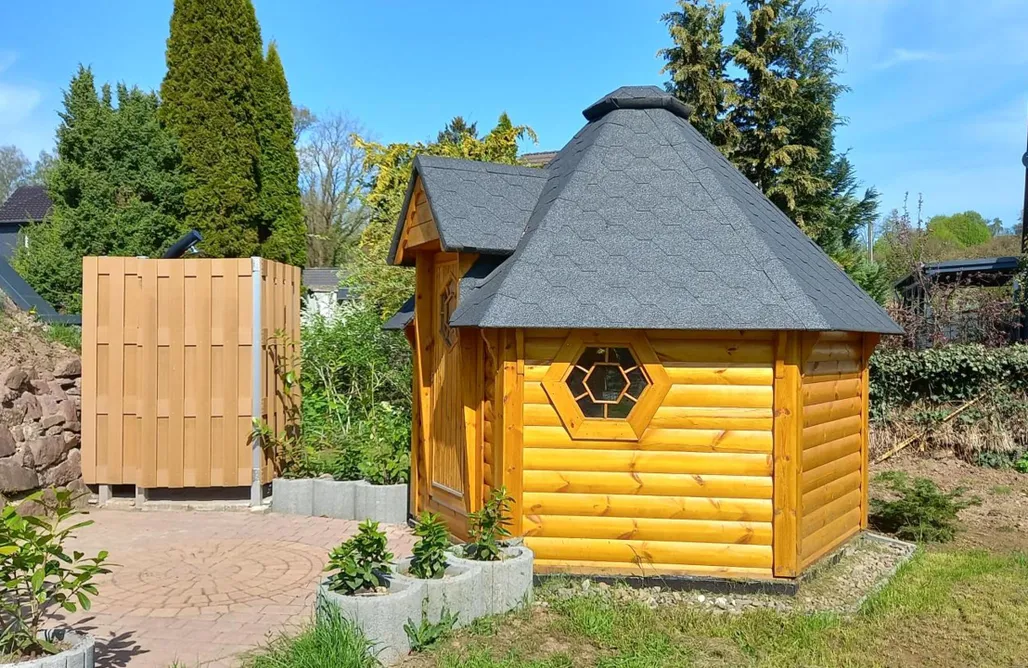 Ferienhaus mit Sauna Ferienhaus am Mittelberg 3