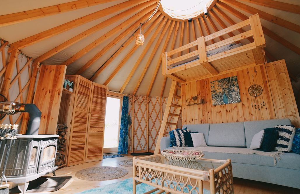 AlohaCamp Jurta niebieska  2