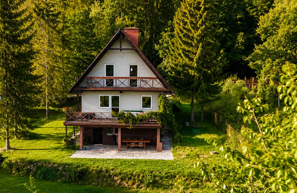 Chalet Klimatyczny dom z widokiem na Babią - kominek i ogrodzenie 3