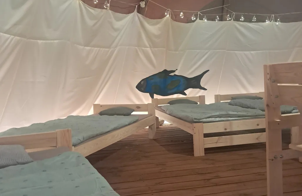 AlohaCamp Namiot Tipi mad brzegiem jeziora 2