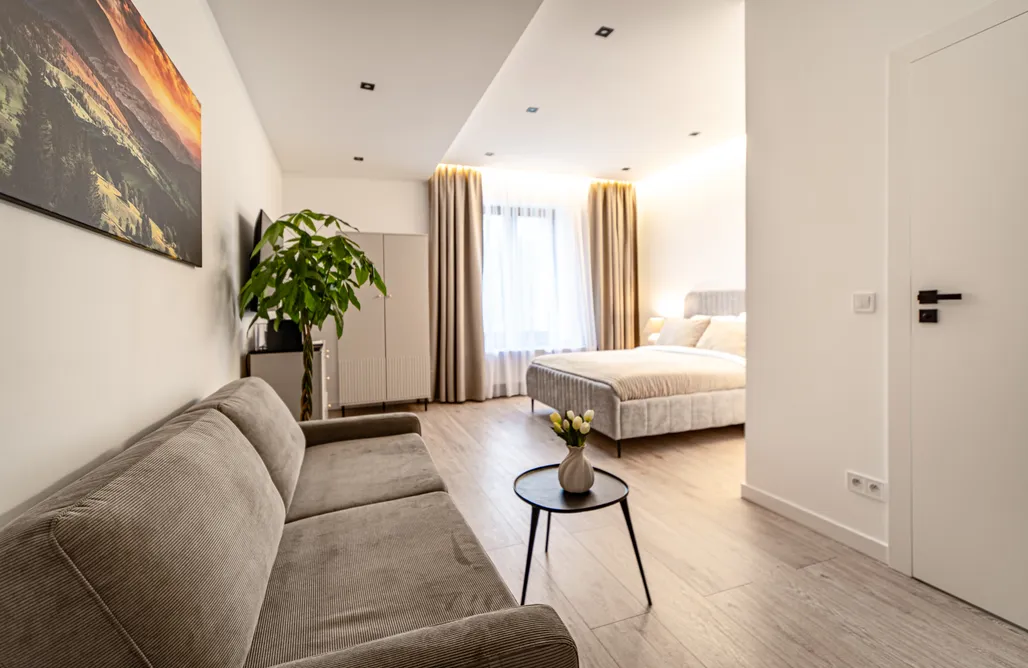 AlohaCamp Sowa Hill SPA | Pokój 204 – widok na Góry Sowie, jacuzzi & sauna 2