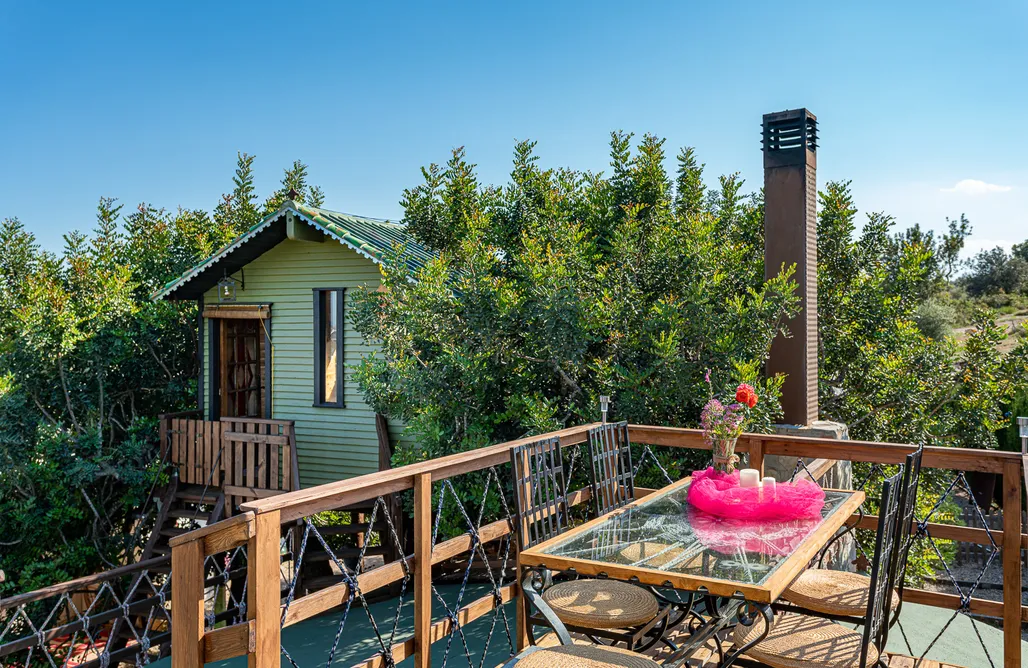 Cabaña con jacuzzi privado parejas Cataluña Tierra de Arte: Casa del Árbol 2