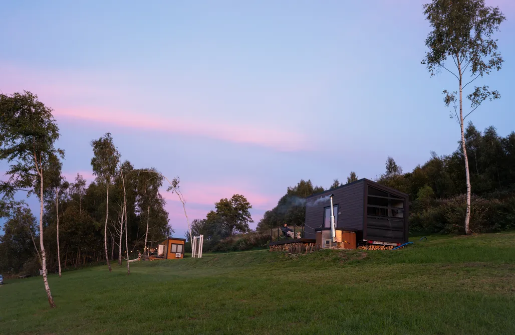 noclegi AlohaCamp Aurora Green Hill - Luna z jacuzzi 4