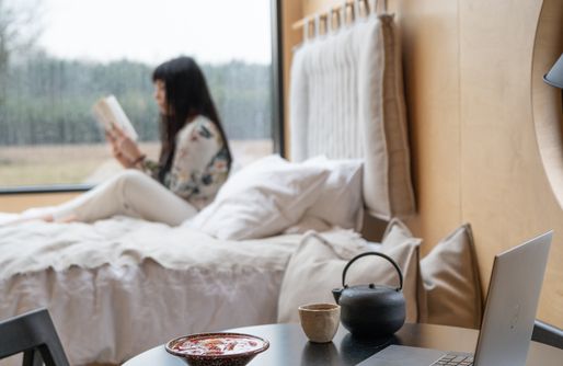 Zdjęcie obiektu UKOI Mikrohotel przy winogronach - Tiny House z podniebnym oknem - Lucimia