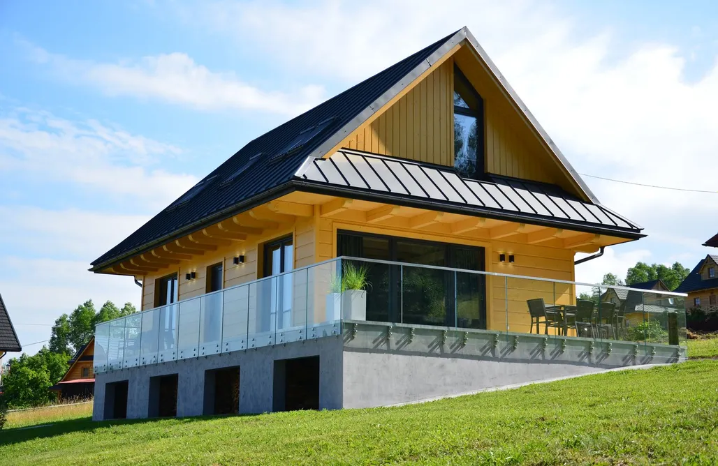 Rajcza Domki Anielskie chaty - domek z widokiem na góry Solis 2