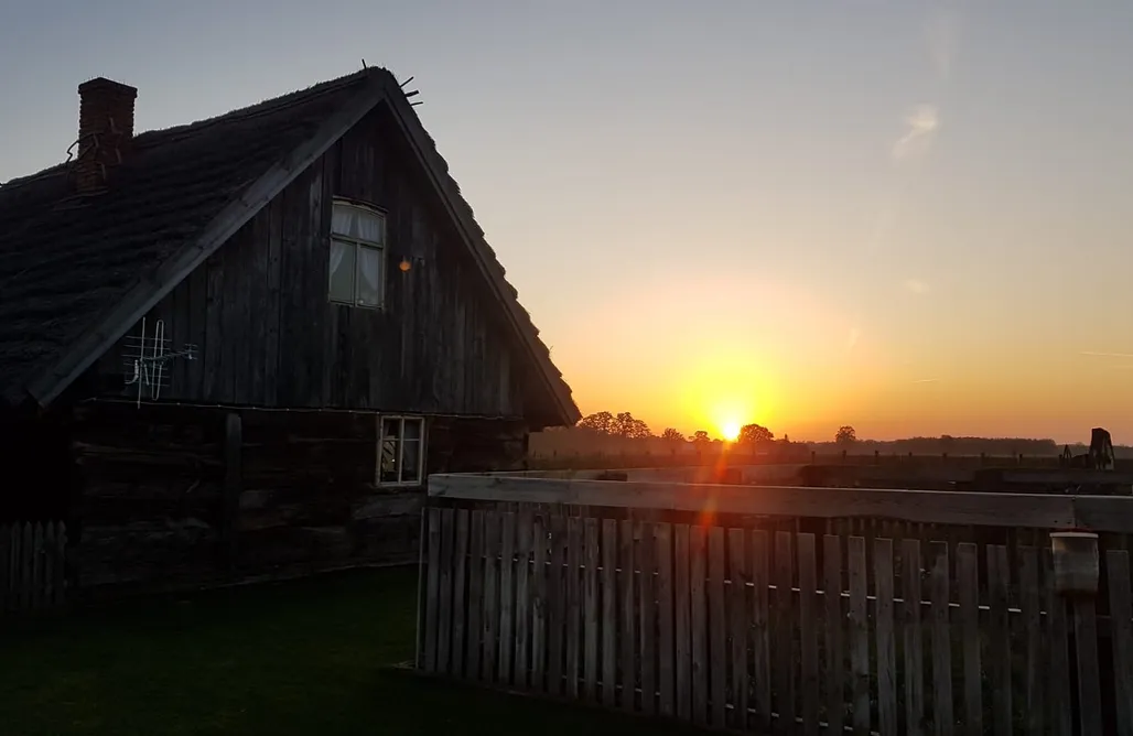 Fajne miejsce na wakacje z dzieckiem w Polsce Domek na drzewie z ręcznie rzeźbioną drewnianą wanną 1