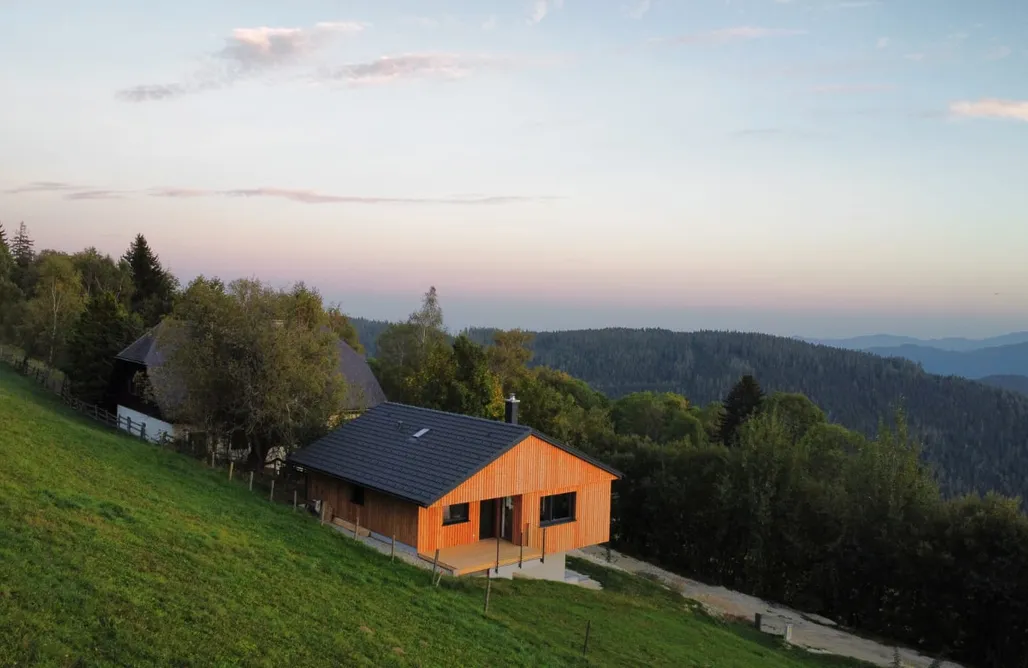 Winterurlaub Mit Kindern Holzriegelhaus mit Weitblick 1
