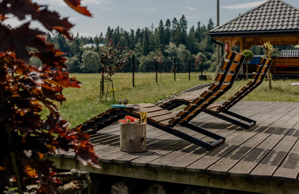 AlohaCamp accommodation Drewniana Osada w Górach Polne Domki 4