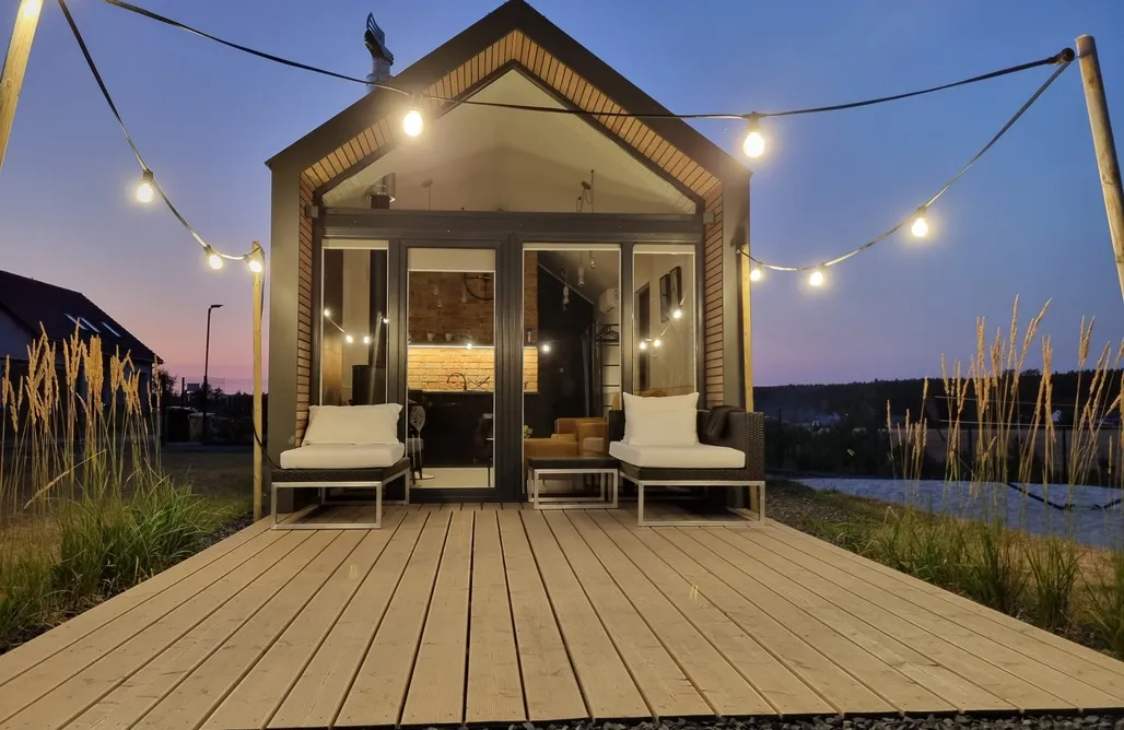 Biała Góra noclegi Bosko domki z sauną i balią w Sulminie obok Gdańska 2