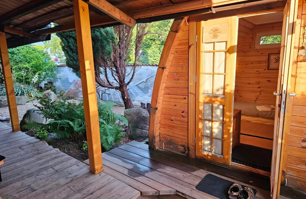 Ferienpark Harz Holzhütte-Camping-Pod mit Sauna & Frühstück 2