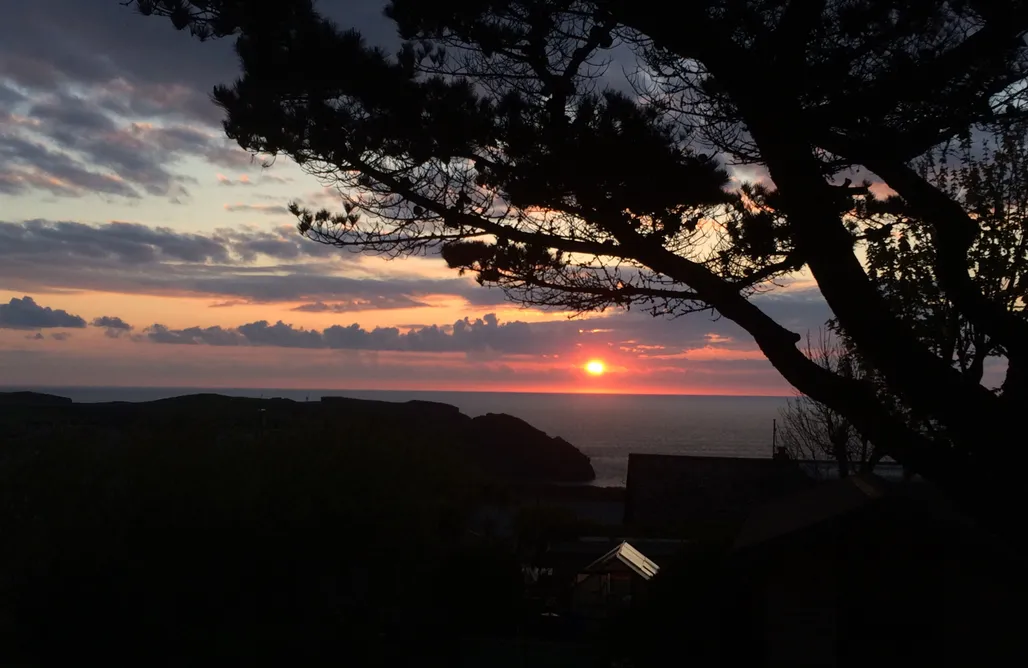 Silvester Kurztrip Seaview Chalet near St Nectan's waterfall 1