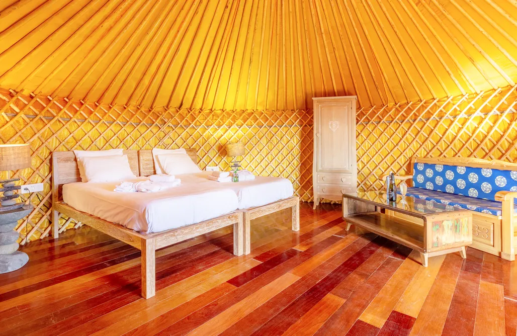 Eco Finca de Arrieta: The yurts AlohaCamp