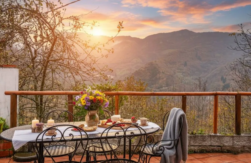 AlohaCamp Ablanu  Jacuzzi, vistas espectaculares, chimenea y barbacoa 1