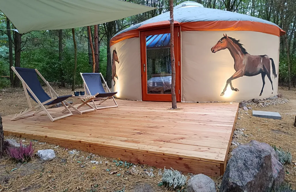 Jodłowiec Domki Jurta na skraju Lasu 2