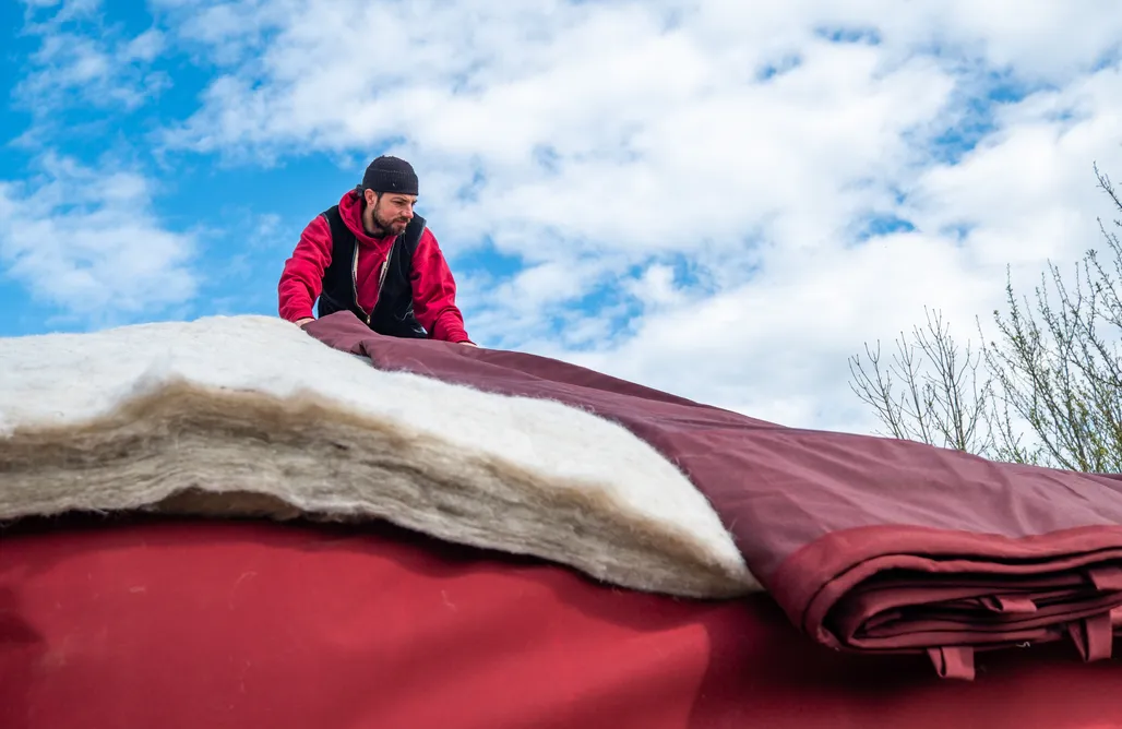 noclegi AlohaCamp Kunterbunthof – Weinrote Jurte für Genießer (1 - 3 Pers.) 4