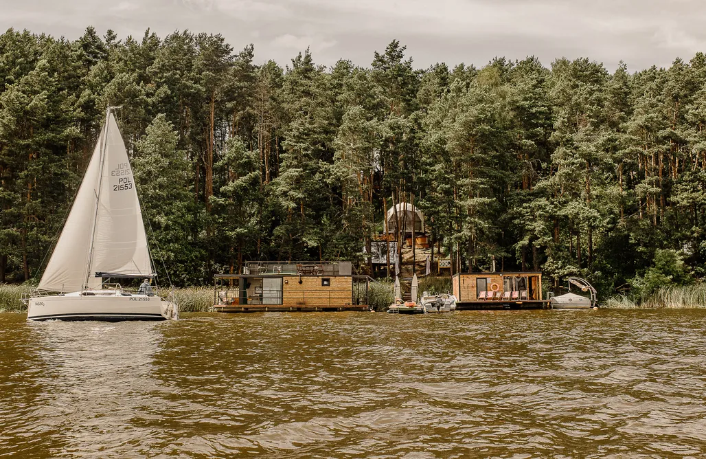 Domek na wodzie Toruń Nad Narvią - Domek na wodzie  1